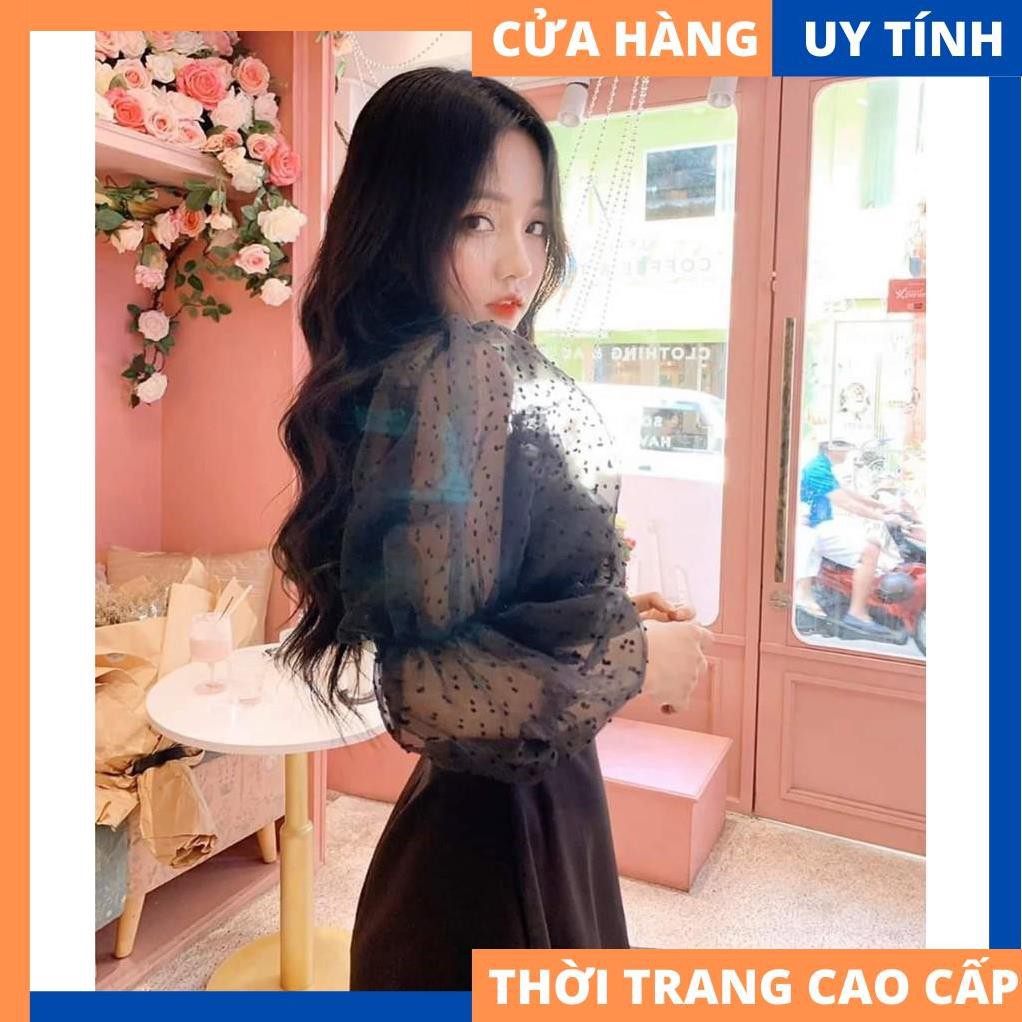 Đầm xòe tay lưới bồng phối nơ ngực siêu xinh Lizzy dress [HÀNG CAO CẤP] | BigBuy360 - bigbuy360.vn