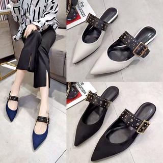Sz 35-40 dép sục ck mũi nhọn quai đinh siêu sang - mẫu mới 2021
