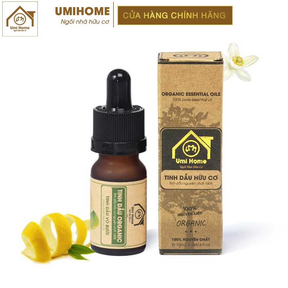 Tinh dầu Vỏ Bưởi hữu cơ UMIHOME 10ml nguyên chất