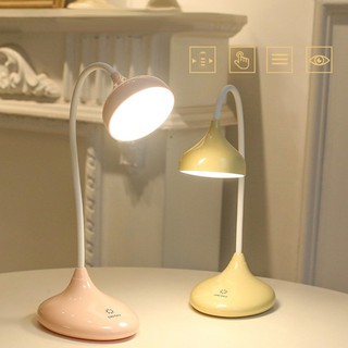 LED Touch Three Dimming Lamp Eye Protection Desk Lights Night Light Reading Lamp