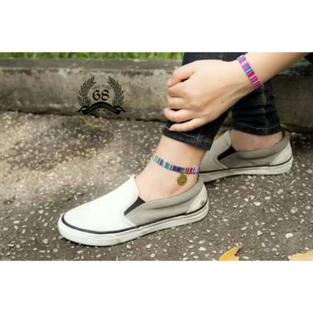 Vòng Tay + Vòng Chân Dây Thổ Cẩm ( thông báo size cổ tay + chân )