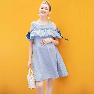 đầm bầu thỏ mommy. đầm xanh bèo thiên