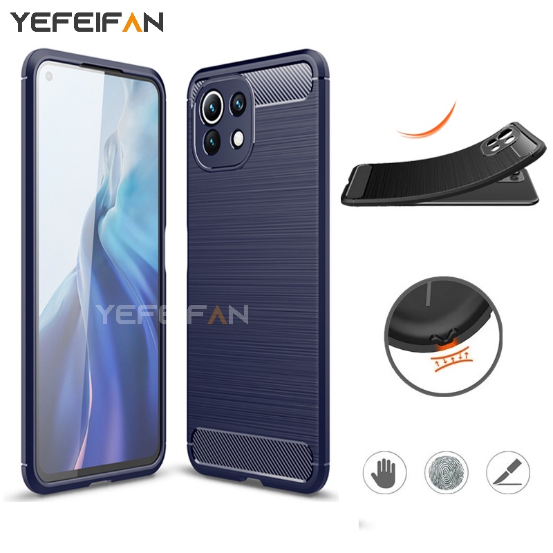 Ốp điện thoại mềm chống sốc chống rơi cho Xiaomi Mi 11 Lite 5G Ne Xiaomi Mi 11 Ultra 10 9 8 Lite Se