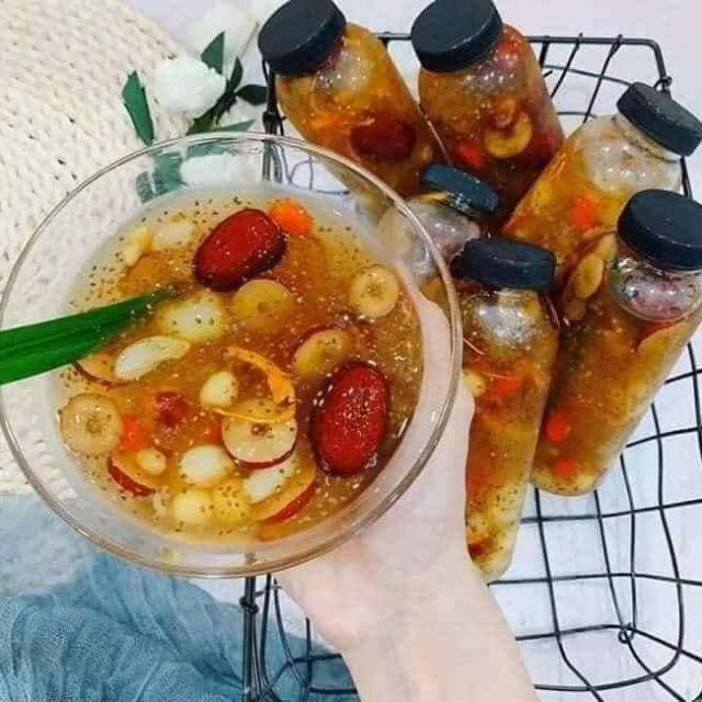 Set chè tuyết yến dưỡng nhan 12 vị 400gr