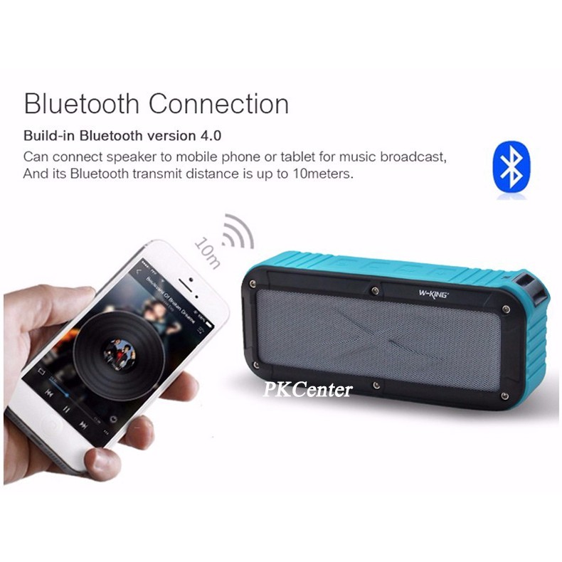 Loa Bluetooth W-King S20 chống nước, chống bụi, chống sốc