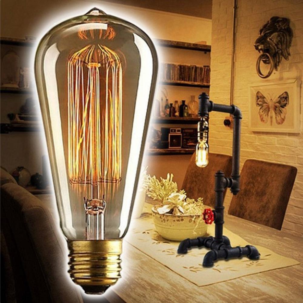 LANSEL 1 Chuôi Đèn E27 Màu Trắng Ấm Phong Cách Cổ Điển