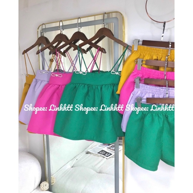 SET 2 DÂY PEPLUM SORT KÈM GHIM CÁI NƠ ĐÁ