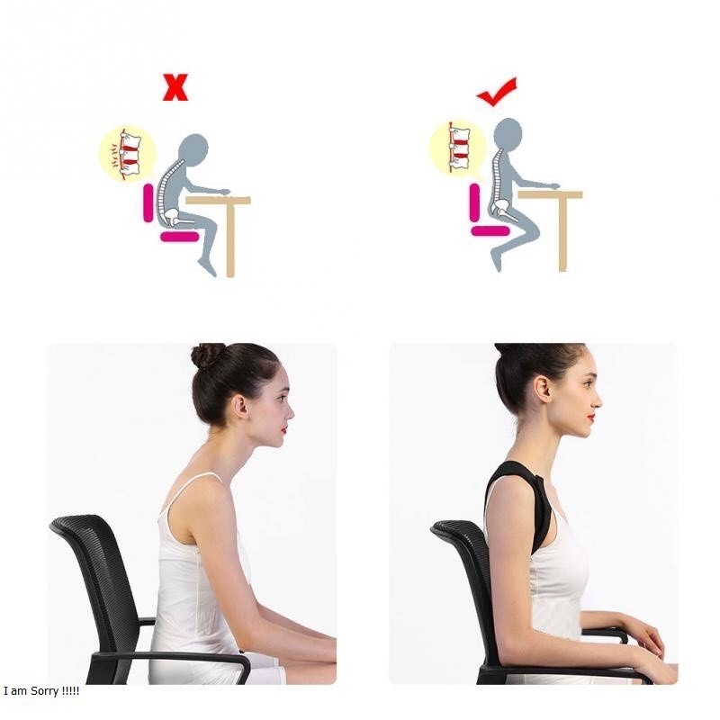 ✈️[Freeship] Đai chống gù lưng nam nữ Posture Support [Tặng kèm 2 tấm trợ lực]