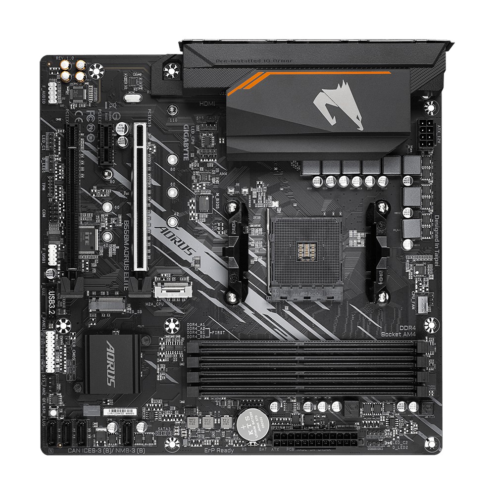 (BH 36t) Mainboard Gigabyte B550M AORUS PRO ELITE AM4 mother board bo mạch chủ chipset AMD B550 Ryzen 2 3 NVMe PCIE 4.0