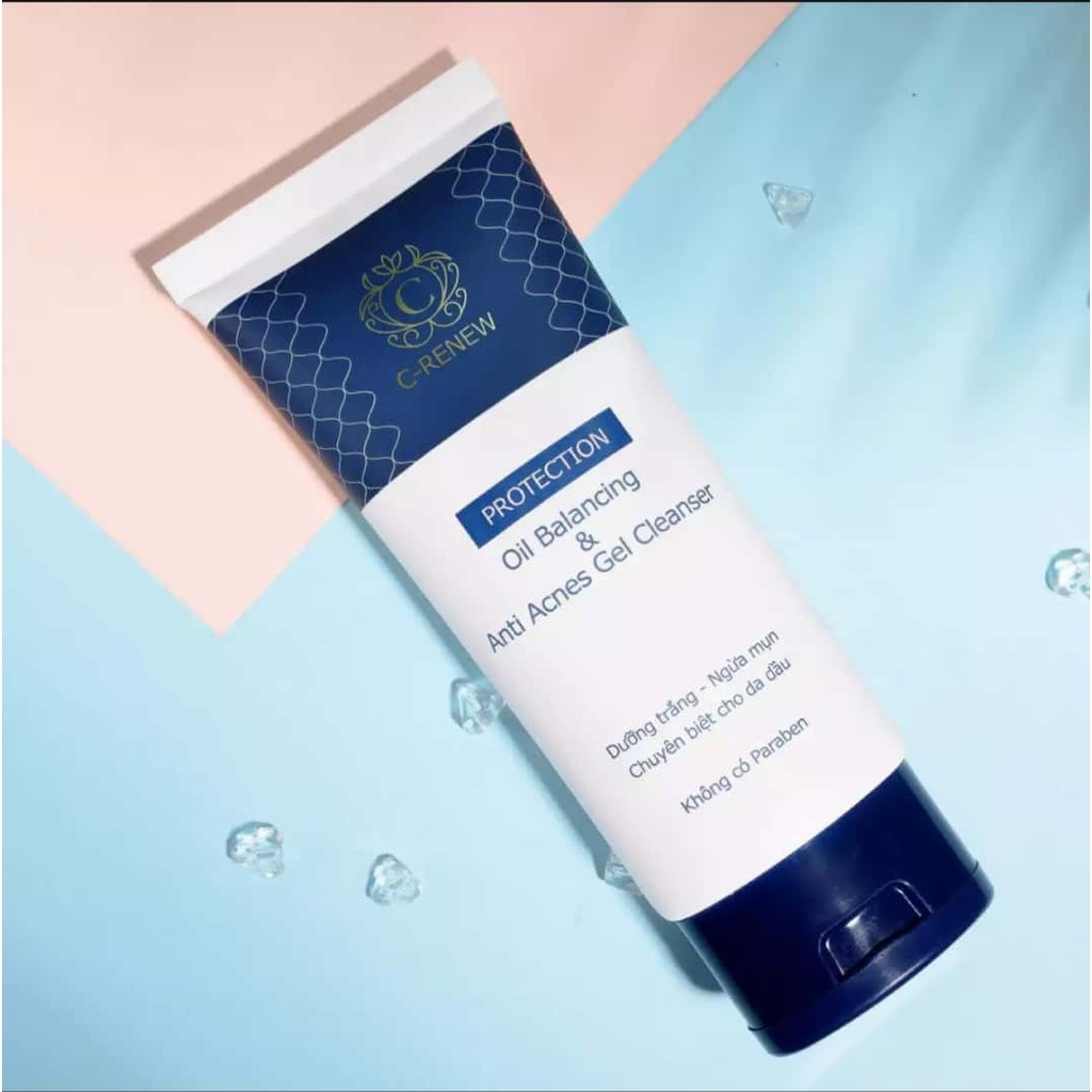 Sữa rửa mặt ngừa mụn C-RENEW dạng Gel chuyên biệt cho da dầu - tuýp 50g
