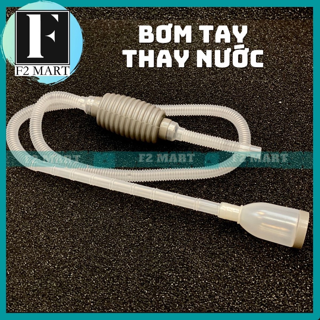 Bơm Tay Thay Nước Bể Cá | CLEAN PUMP đa năng 2 IN 1 thay nước bể cá dễ dàng hơn