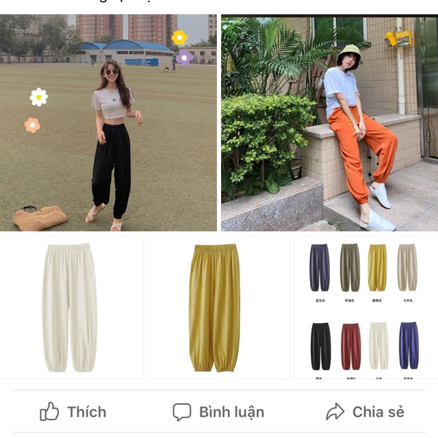 TRẢ ORDER QUẦN ALIBABA 1SET 2C (NOTE TÊN FB)