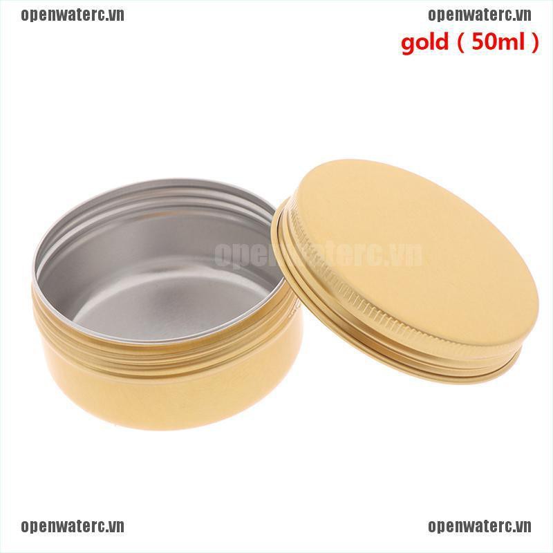 Hộp Đựng Son Môi Bằng Thiếc Hình Tròn Nhỏ Gọn Tiện Dụng