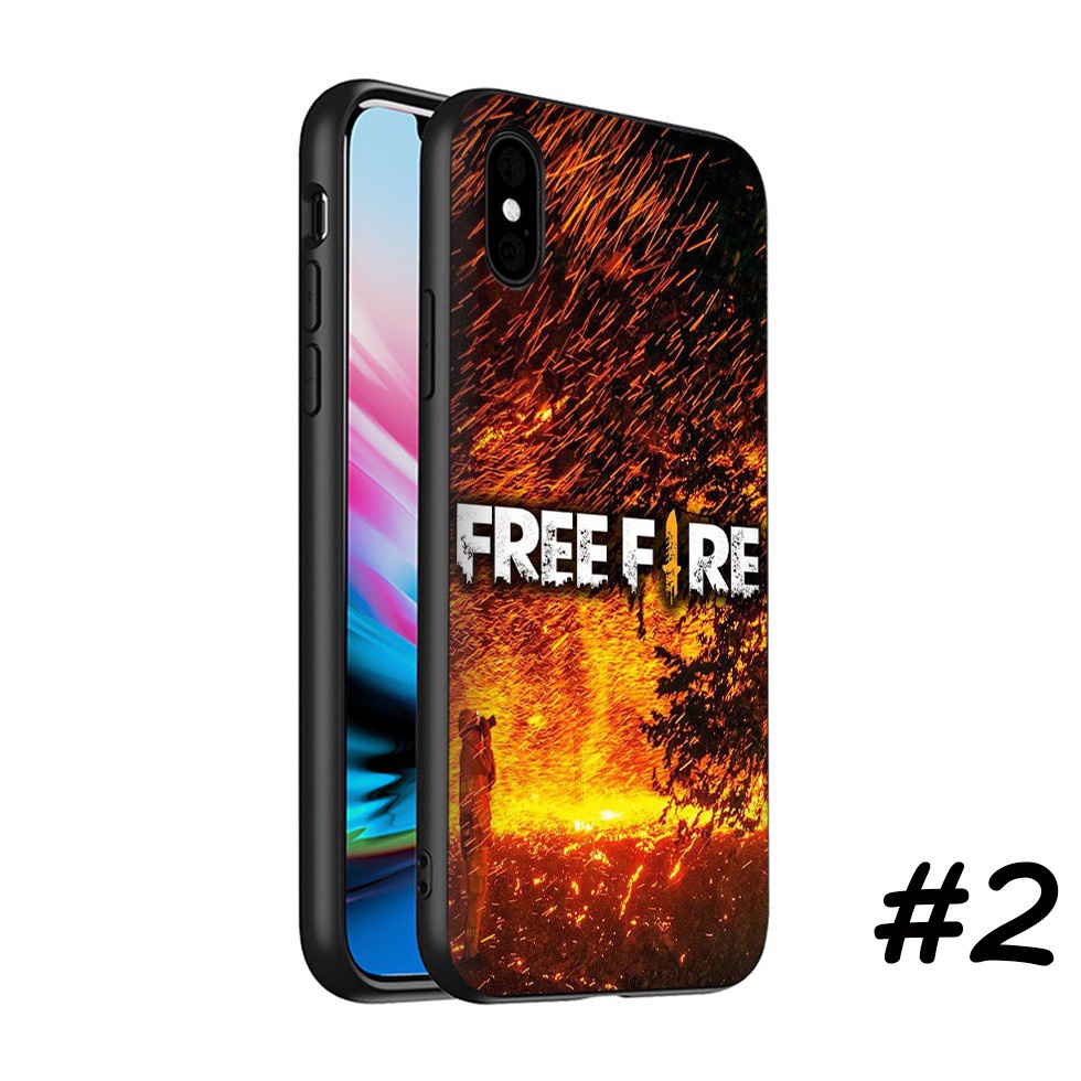 Ốp Điện Thoại Silicon Mềm Hình ky39 free fire Cho iphone x xs max 5 5s 6s 7 8 plus
