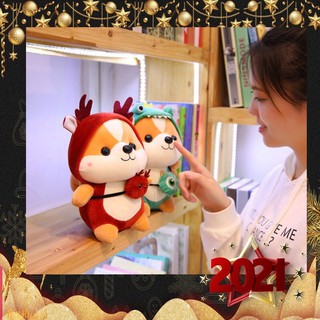 Sóc Shiba Nhồi Bông Cosplay Siêu Xinh size 25 cm - Gấu Bông Cho Bé Shop Abi