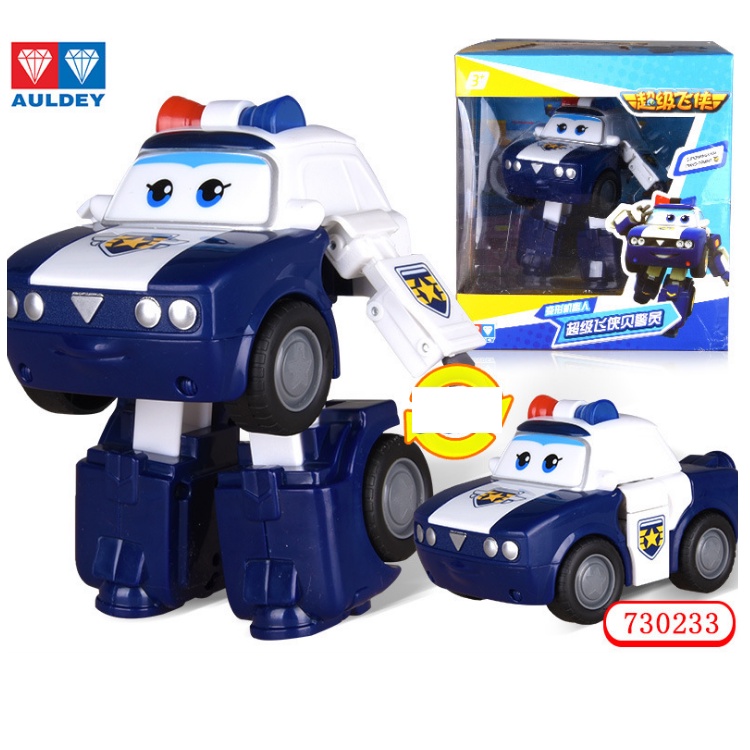 Kim Team Cảnh Sát đội bay siêu đẳng super wings Robot Biến Hình Máy Bay Cỡ Lớn