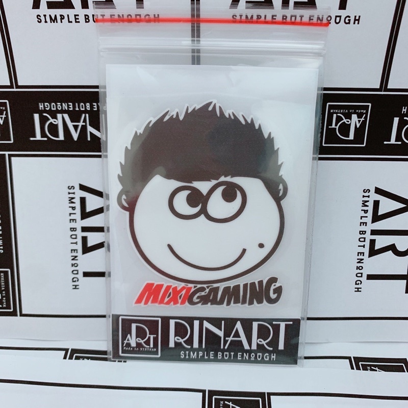 Decal ủi tổng hợp Mixi Gaming cá tính | Logo Sticker Patch in áo ủi trực tiếp lên vải