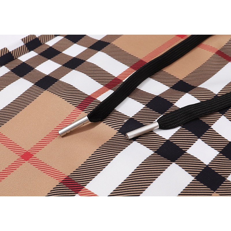Burberry Quần Short Dây Rút In logo Thời Trang