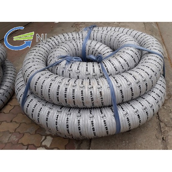 10m Ống hút bụi gân nhựa Phi 60mm, ống hút bụi công nghiệp : hút bụi xi măng,hút bụi ngành gỗ...