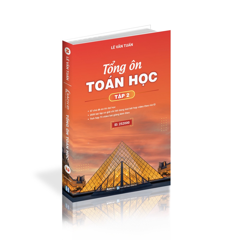 Combo 2 sách ID môn toán Tổng ôn toán học lớp 12 bản mới nhất 2023