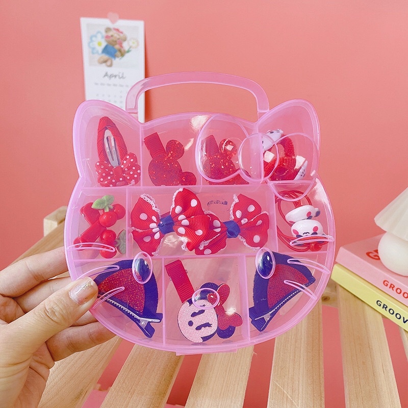 Hộp phụ kiện trang điểm cho bé gái