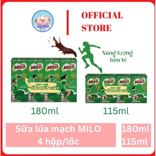 Sữa lúa mạch milo 115ml/180ml