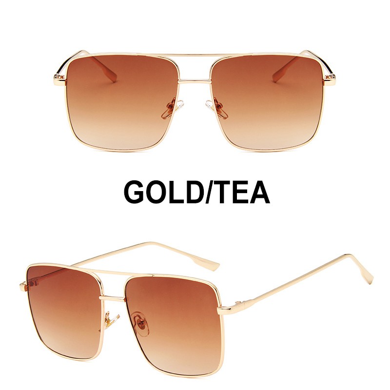 Kính Mát Gọng Kim Loại Phong Cách Sành Điệu Thời Trang Cho Nam Và Nữ