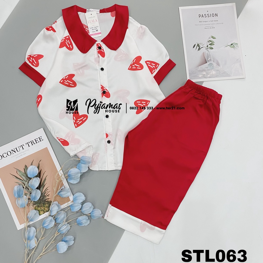 Bộ Đồ Ngủ - Đồ Mặc Nhà Satin Cộc Lửng - Luala Pyjamas | BigBuy360 - bigbuy360.vn