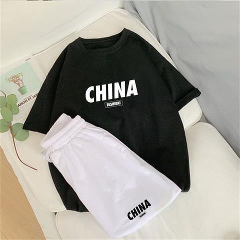 Bộ Đồ Thể Thao Ngắn Tay Thời Trang Mùa Hè Dành Cho Nam
