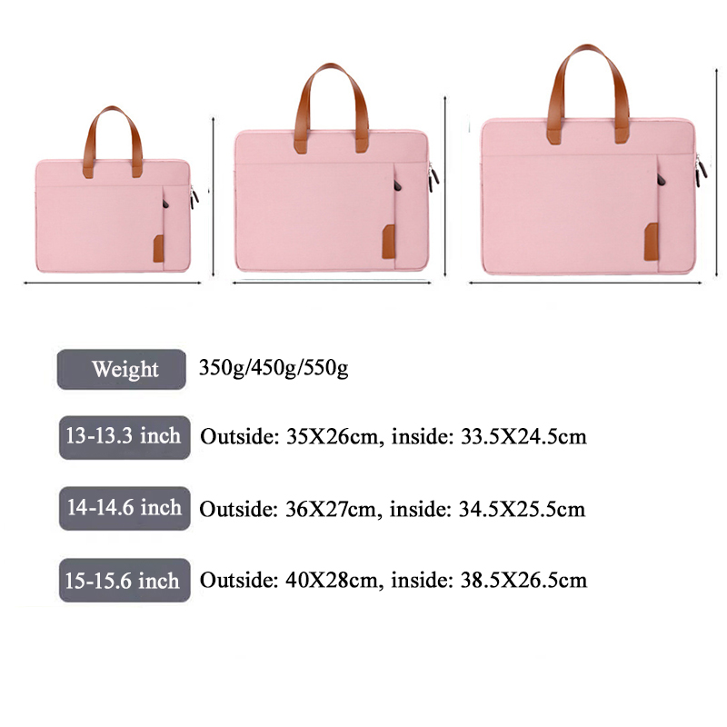 Túi đựng laptop / macbook 13.3 inch/14 inch/15 inch/15.6 inch 2 ngăn chống nước có nhiều kích thước lựa chọn cao cấp