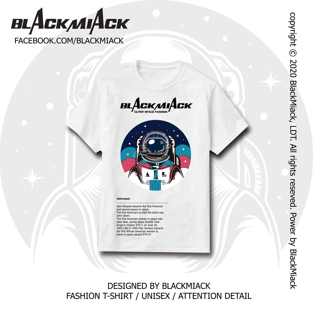 ÁO PHI HÀNH GIA ASTRONAUT - Áo thun cotton BLACKMIACK - Thun form rộng Unisex