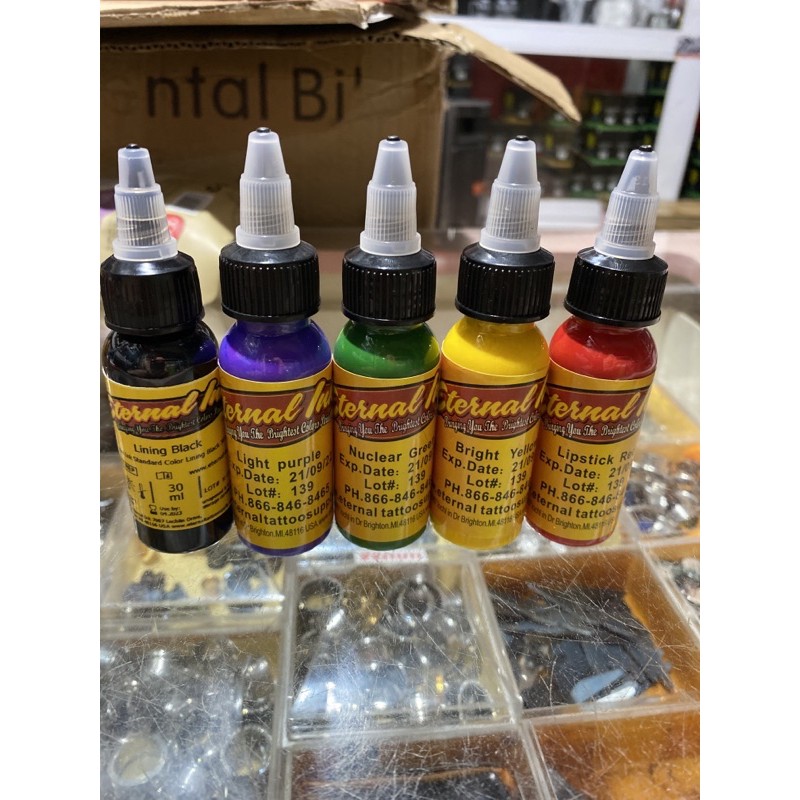 Combo 5 màu mực tập internal 229k,sắp ngẫu nhiên đủ 5 màu