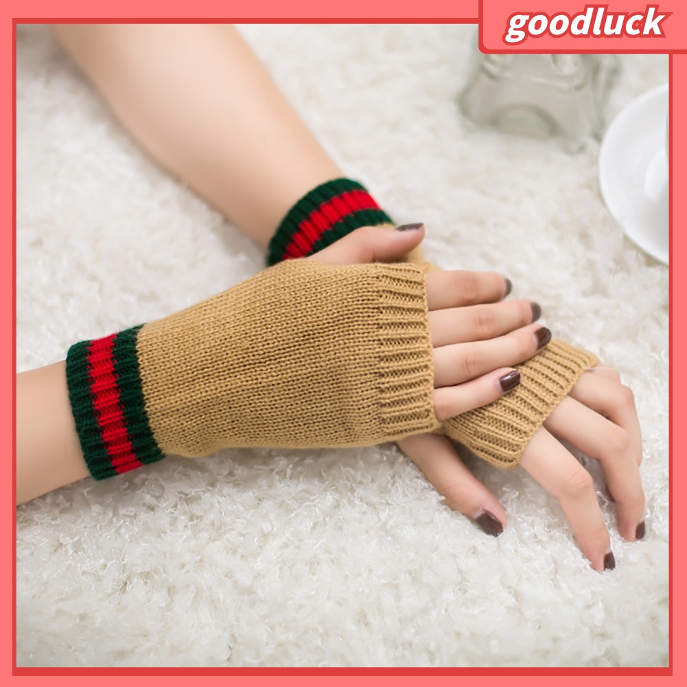 Găng Tay Hở Ngón Giữ Ấm Mùa Đông Thời Trang