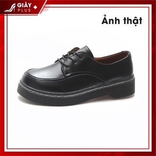 GIÀY NỮ OXFORD NÂU/ ĐEN DA LÌ HOT TREND 2021