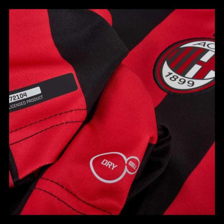 Mới Áo Thun Thể Thao Bóng Đá Đội Tuyển Milan Jersey 2018 / 19 🏆