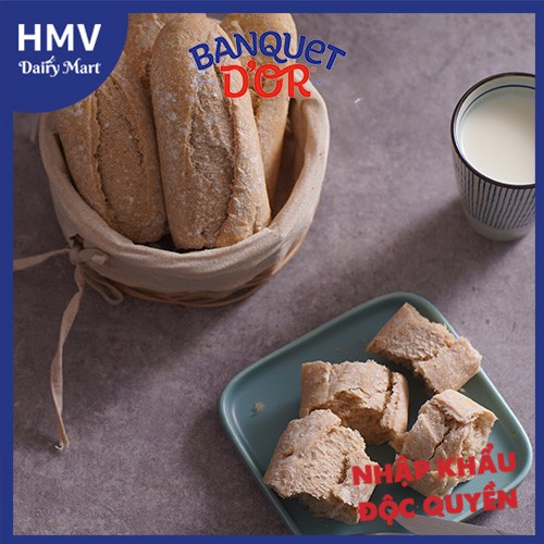 Set bánh mỳ Baguette 28cm Nhập khẩu (nướng nồi chiên không dầu hoặc lò nướng)