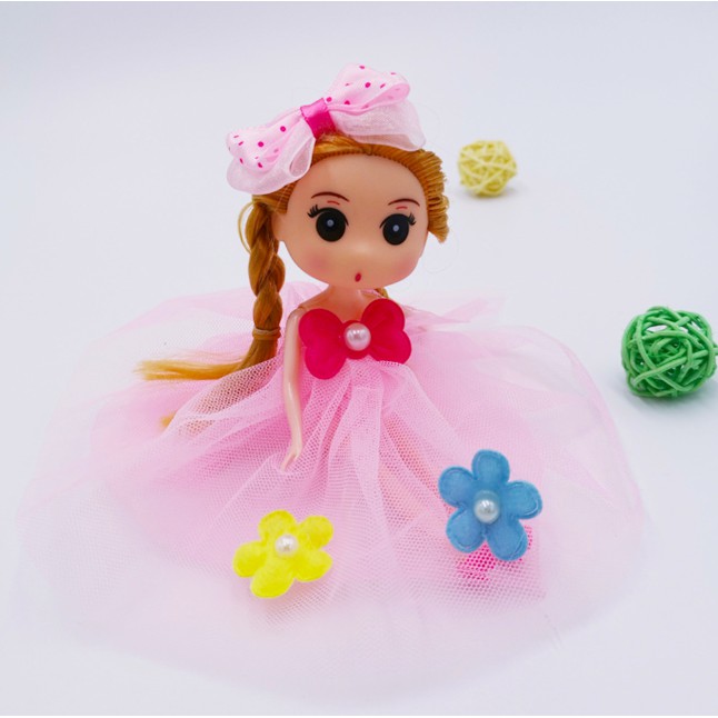 Búp bê Chibi cao 12cm mặc váy