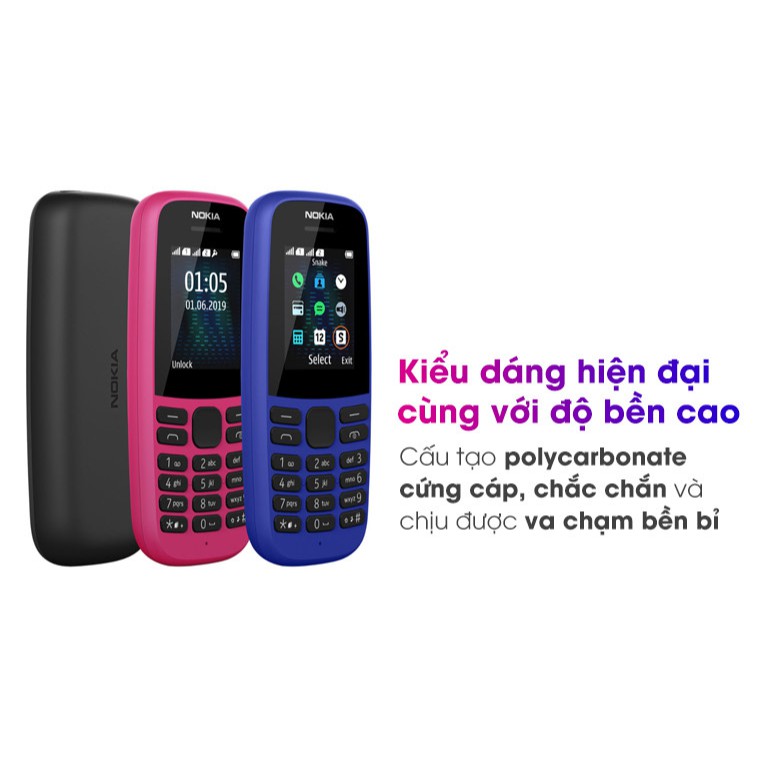 Điện Thoại Nokia 105 Dual Sim (2019) chính hãng new