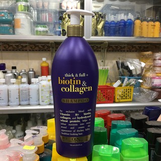 Dầu gội chống rụng tóc biotin & collagen thick & full 750ml