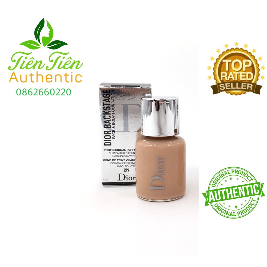 Kem nền Dior Backstage mini 5ml tone 2N