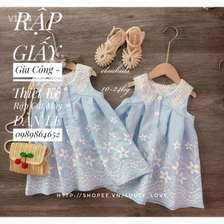 V1714 Rập váy bé gái cực xinh (1-10t)