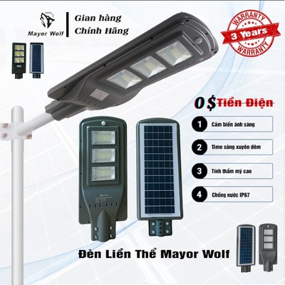 Đèn liền thể năng lượng mặt trời Mayor Wolf
