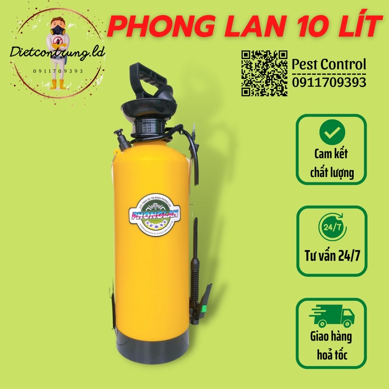 Bình phun 10lit Phong Lan - nhựa cao cấp