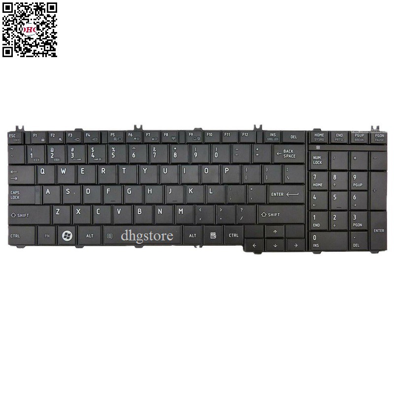 Bàn phím laptop Toshiba Satellite C650 C655 C660 C665 C670 C675 L650 L660 L655 L670 L675 L750 L770 L755 T350 B551 B552