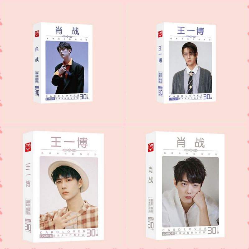 [Có sẵn] Hộp lomo Vương Nhất Bác, Tiêu Chiến, Trần Tình Lệnh 30 ảnh siêu đẹp V21