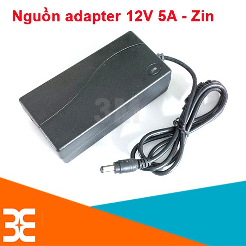 Nguồn Adapter 12V-5A 5.5*2.1 MM Zin