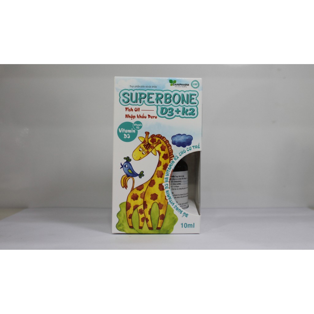SUPERBONE D3+K2 - BỔ SUNG VITAMIN D3, K2 - TĂNG  HẤP THỤ CANXI - GIẢM NGUY CƠ CÒI XƯƠNG