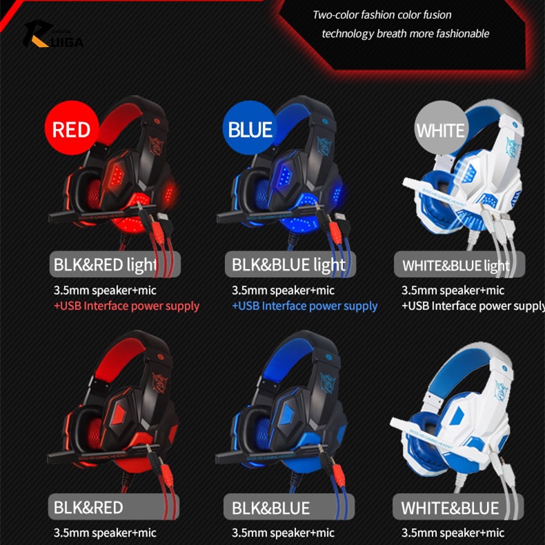 PLEXTONE PC780 Tai nghe gaming có mic có đèn LED cho máy tính, Tai nghe chụp tai gaming, tai nghe chơi game PUBG