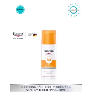 Kem Chống Nắng EUCERIN Sun Gel-Cream Dry Touch Oil Control SPF50+ [MỸ PHẨM CHÍNH HÃNG] [AUTHENTIC] [FREESHIP TOÀN QUỐC]