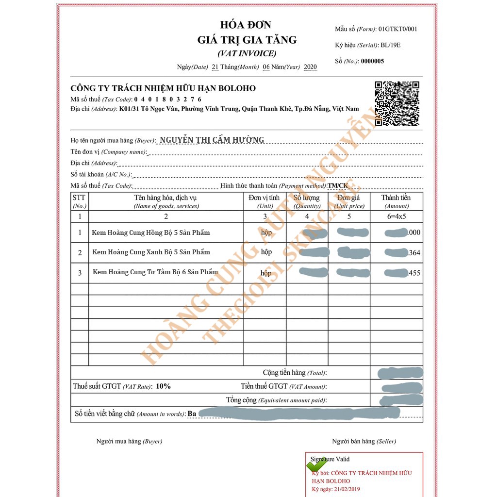 [CHÍNH HÃNG CHECK CODE] BỘ MỸ PHẨM HOÀNG CUNG TƠ TẰM TRẮNG DA CAO CẤP - BỘ 6 SẢN PHẨM